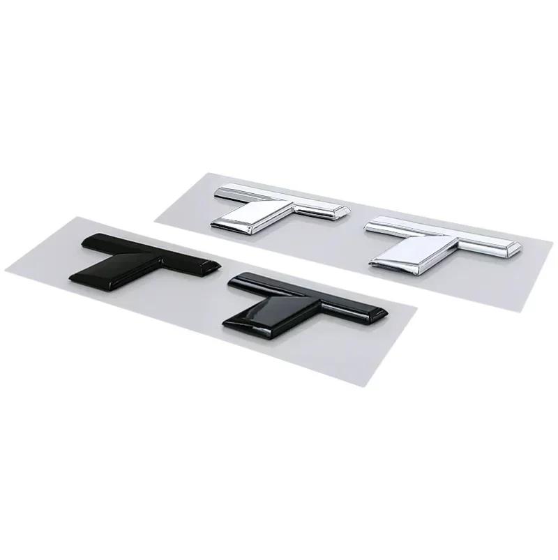 2026 3D ABS Chrome Black TT Logo Car Rear Trunk Emblem Badge Sticker Decals for AQ2 TT RS MK1 8N 8J MK3 8S MK2 Accessories