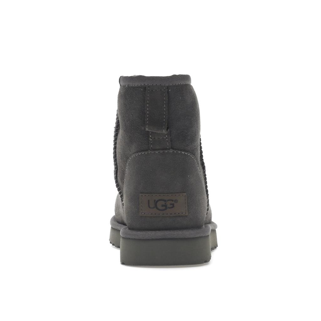 UGG Кроссовки Classic Mini II Boot серые женские 1016222-GREY