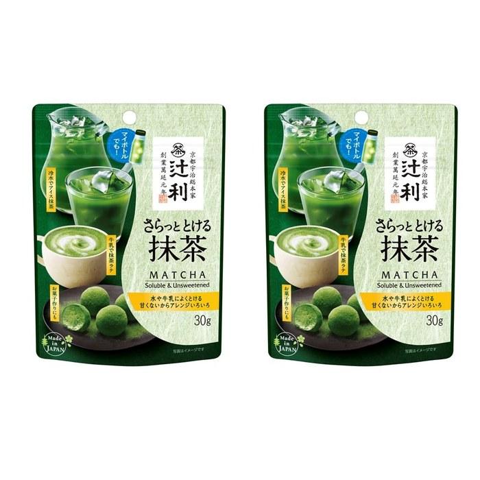 Katakoka Bussan Tsujiri Saratto to Tokeru Matcha (Bag) 30g x 2