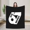 Six Seven Ice Cream Drip Meme 67 Blanket Quality Warm  Bedding Throws Winter Child Couch Chair Sofa Bed Novelty Bedspread