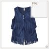 Carnival Girl Costume Set, Fringed Deer Fur Vest, Western Hippie Shorts, Ethnic Performance Wear