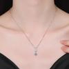 1ct Marquise Cut Moissanite Necklace Dainty Clavicle Chain Women