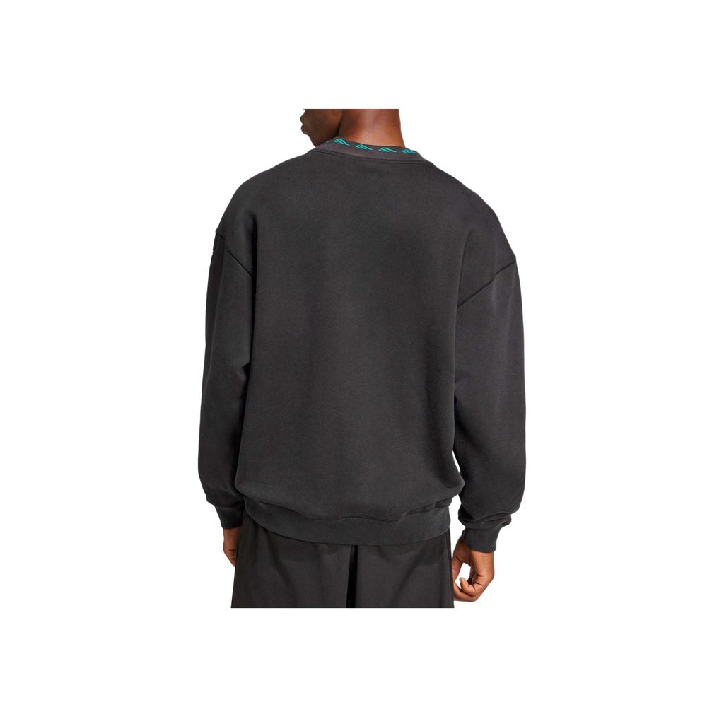 Adidas Equipment Series FW24 Sports Loose Long Sleeve Crewneck Sweatshirt Men Sweatshirt Black JL9273