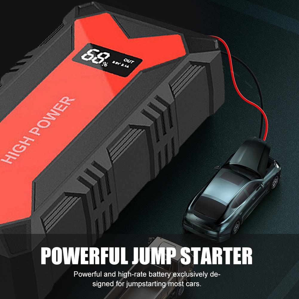 20000mAh Car Jump Starter Battery 1600A Output Portable Emergency Start-up Charger for Cars Booster Battery Starting Device