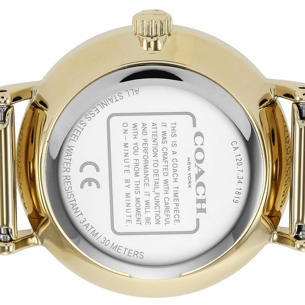 PERRY Silver Dial Stainless Steel Quartz 28MM Watch 14503521 Gold [Coach] Women's [Item]