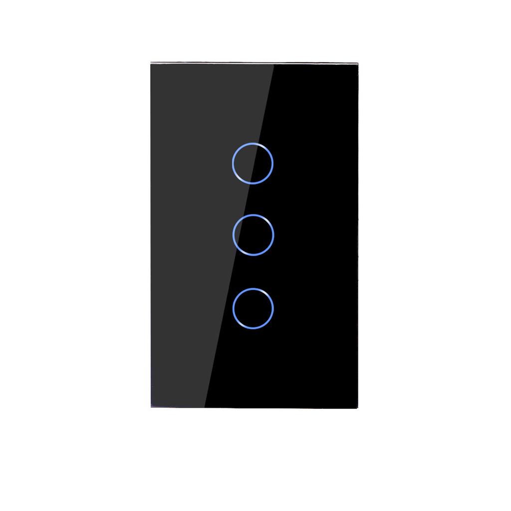 Bingoelec Tuya Smart Life APP Remote Control US Standard 3 Gang WIFI Touch Lights Smart Switch