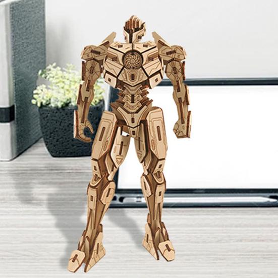 3D Робот Головоломка Модель Сделай Сам Деревянная Головоломка Сборка Игрушка Механический Робот Самолет Собака Строительство STEM Игрушка Декор Взрослые Подростки Подарки на День Рождения