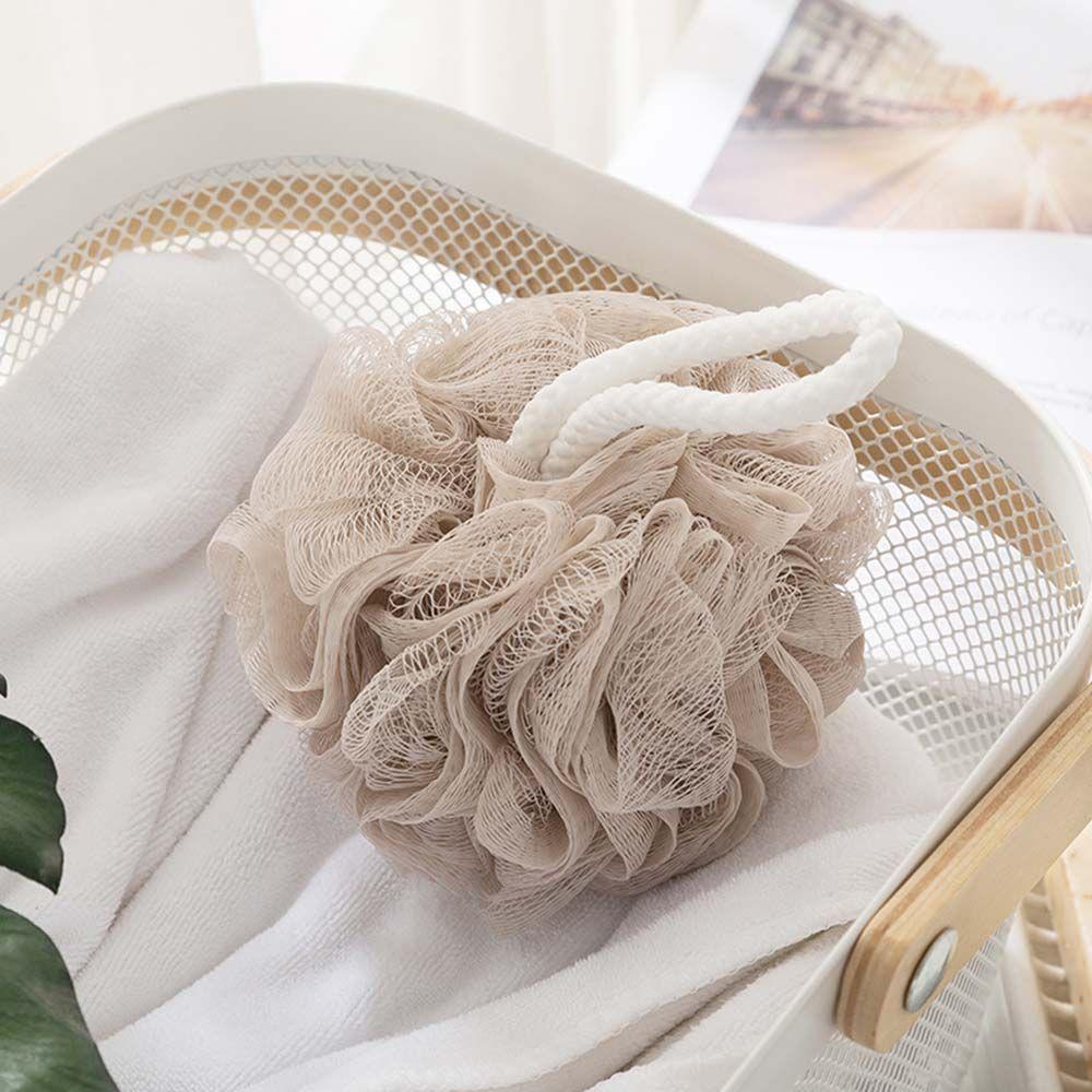 Equipment Back Scrubber Simple Design Wash Body Bath Flower Bath Ball Shower Brush Mesh Sponge