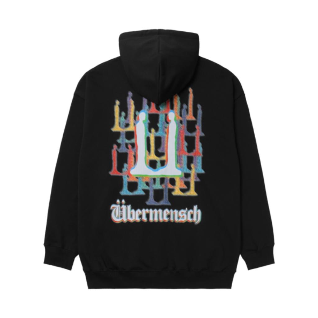 G-DRAGON Худи на молнии Übermensch Черный