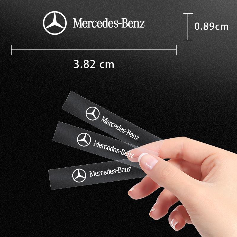 Car Interior Random Stickers Car Goods Steering Wheel Decal For Mercedes Benz AMG GLE GLS GLC CLA GLB ML C500 C200 C300 W204 W206 W205 W212 W203