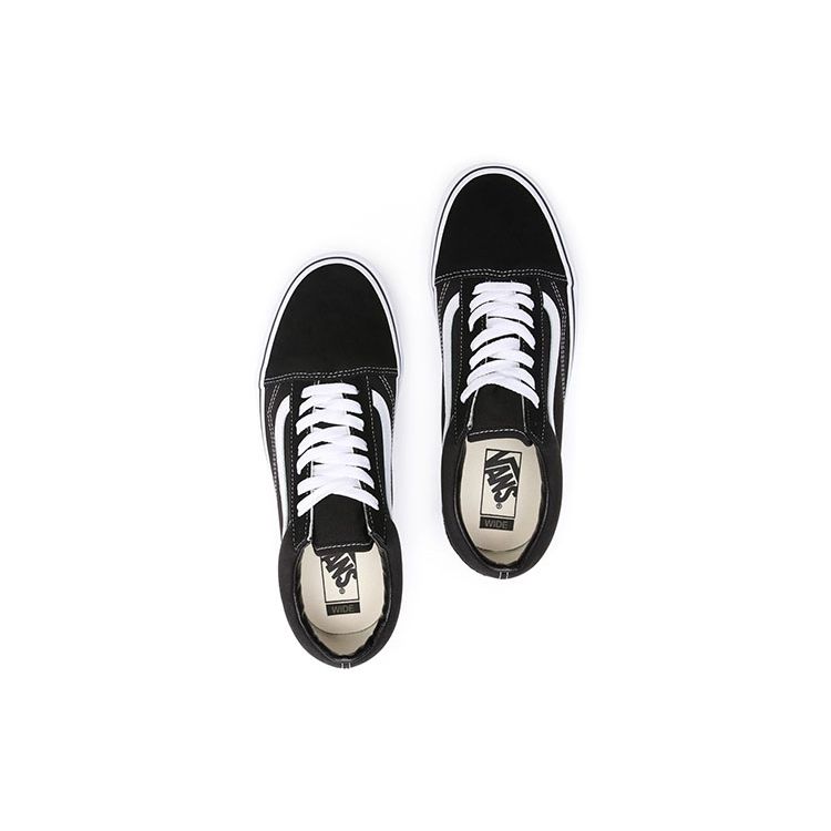 Vans Old Skool Широкие Черно-белые Унисекс Кроссовки VN0000T8BMX