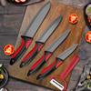 Ceramic Knives Kitchen Knives 3 4 5 6 Inch Chef Knife Cook Set+peeler Black Zirconia Blade Multi-color Handle High Quality