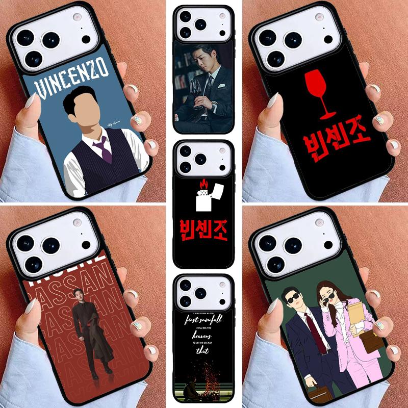 Чехол для телефона Vincenzo Cassano Kdrama для iPhone 17ProMax 12 13 14 15 16e 17 Pro Max Plus Air Cover