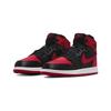 Детские кроссовки Air Jordan 1 Retro High OG PS Satin Bred 2023 Черный Университет-Красный Белый FD5304-061