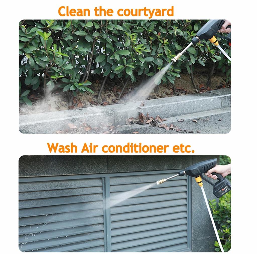 Беспроводная мойка высокого давления, портативный аппарат высокого давления 120 фунтов на квадратный дюйм с аккумулятором и зарядным устройством 24 В
