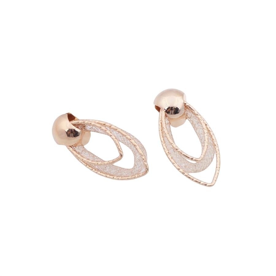 Трендовые серьги-подвески из проволочной сетки с каплями и стразами для женщин, изысканная геометрия, ювелирные изделия золотого цвета