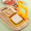 Cookie Cutter Safe Food-Grade Sandwich Maker Cutter Durable Stainless Steel Cookie Cutting Mold for Home Kitchen