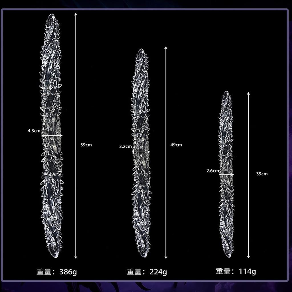 Tsukitoy Long Anal Double Headed Long Irregular Shape Expansion Dildo for Men and Different Thickness Dildo Anal Can Be Used At the Same Anal Plug