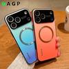 Для Для iPhone 17 proMax Аврора Градиент для Чехол для Для iPhone 17 16 13 12 Pro Max 14 1 Plus 17pro Air Магнитный Жесткий ПК Чехол