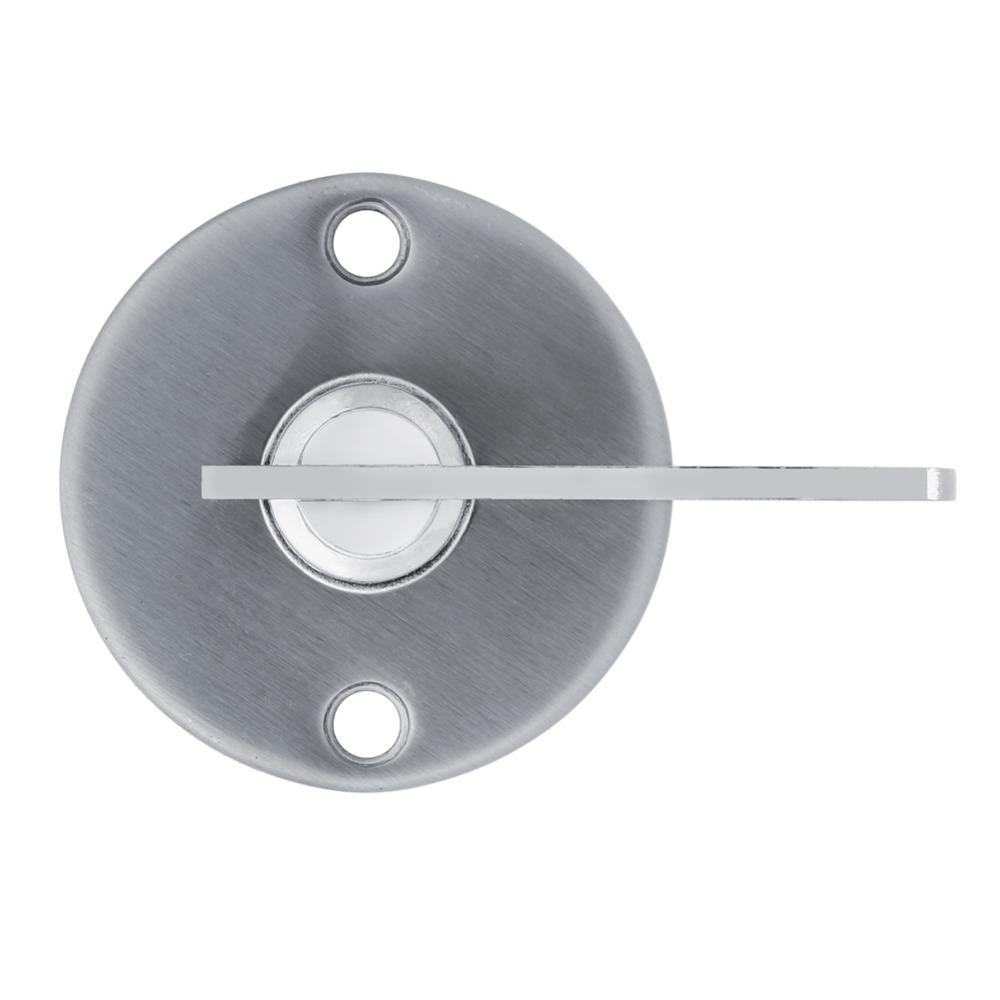 Stainless Steel Latch Lock Silver Indicating Door Lock Durable Privacy Door Lock  Restroom