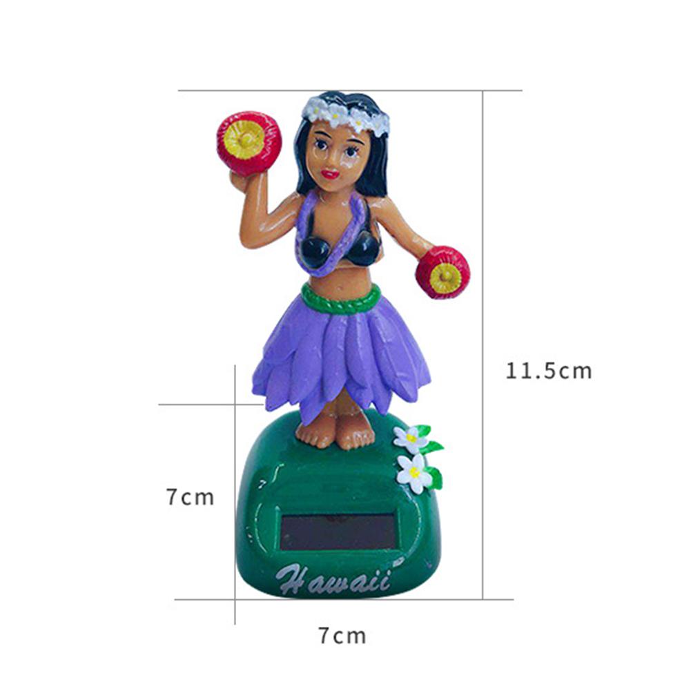 Новая солнечная качающаяся гавайская девушка-кукла, автомобиль, креативные украшения, украшения для автомобиля, хула, качающийся мультяшный автомобиль для девочек