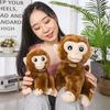 1pc 17 /30cm Simulated Monkey Plush Dolls Lovely Apes Monkey Plush Toy Stuffed Soft Animal Pillow Baby Kawaii Birthday Gift