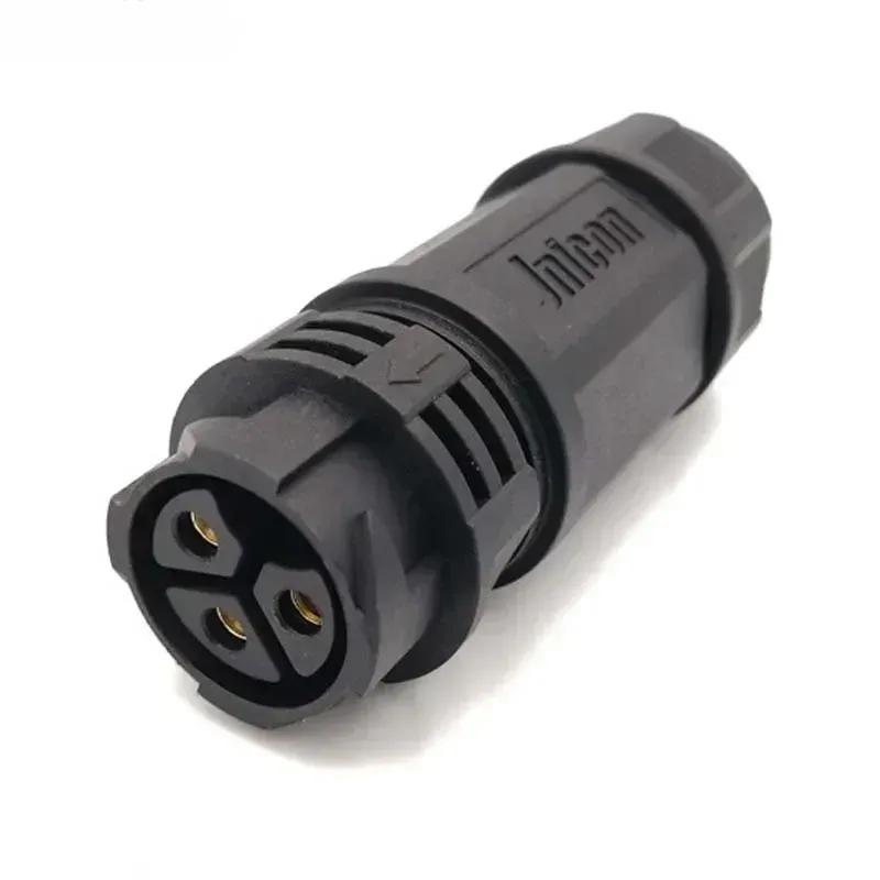 M25 50A Waterproof Connector IP67 2 3 Pin Male Female Connectors 6-18mm 300V High Current Docking Soldering/Screw Lock Wire Plug
