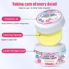 White Sneaker Cleaning Paste,Shoe Cleaner Removal,Waterless Scrubbing Cleaner for Shoes,Faux Leather,Women's Bags with Sponge