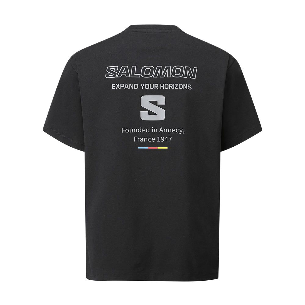 New SALOMON UNI T Shirt Unisex Black C28083