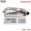 For KOVE 450rally 450 rally Motorcycle Exhaust System Escape Moto Titanium alloy Front Mid Link Pipe Connect Original Muffler