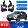 Punch-Free Mudguards for BYD Yuan UP - High Fit, Easy Install, Ideal for International Sales