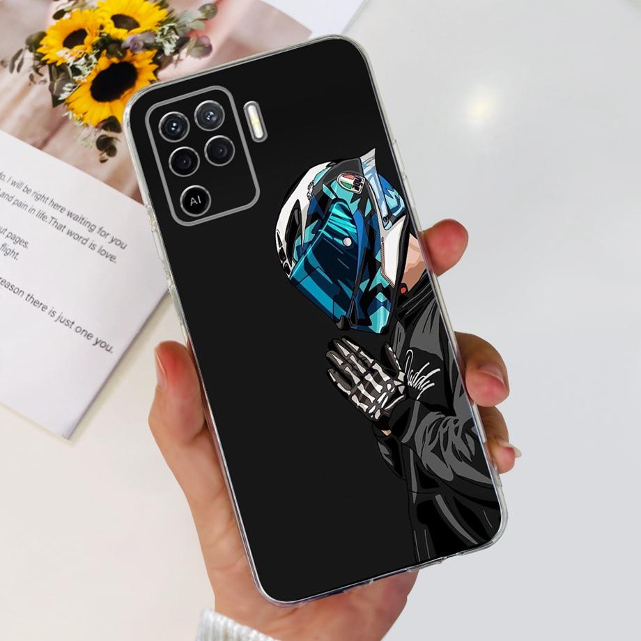 Чехол для телефона Oppo Reno5 Lite 5 Lite Мягкий ТПУ Силиконовый Fundas Oppo A94 4G 5G Чехол Дракон Мраморный Роскошный Девичий Рисунок Capa