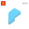 Нетоксичный 384 шт./Лот 29119 Клин 2x1 с выступом справа Блок Цвета Moc Аксессуары Совместимые с Кирпичами DIY Детская Игрушка Конструктор