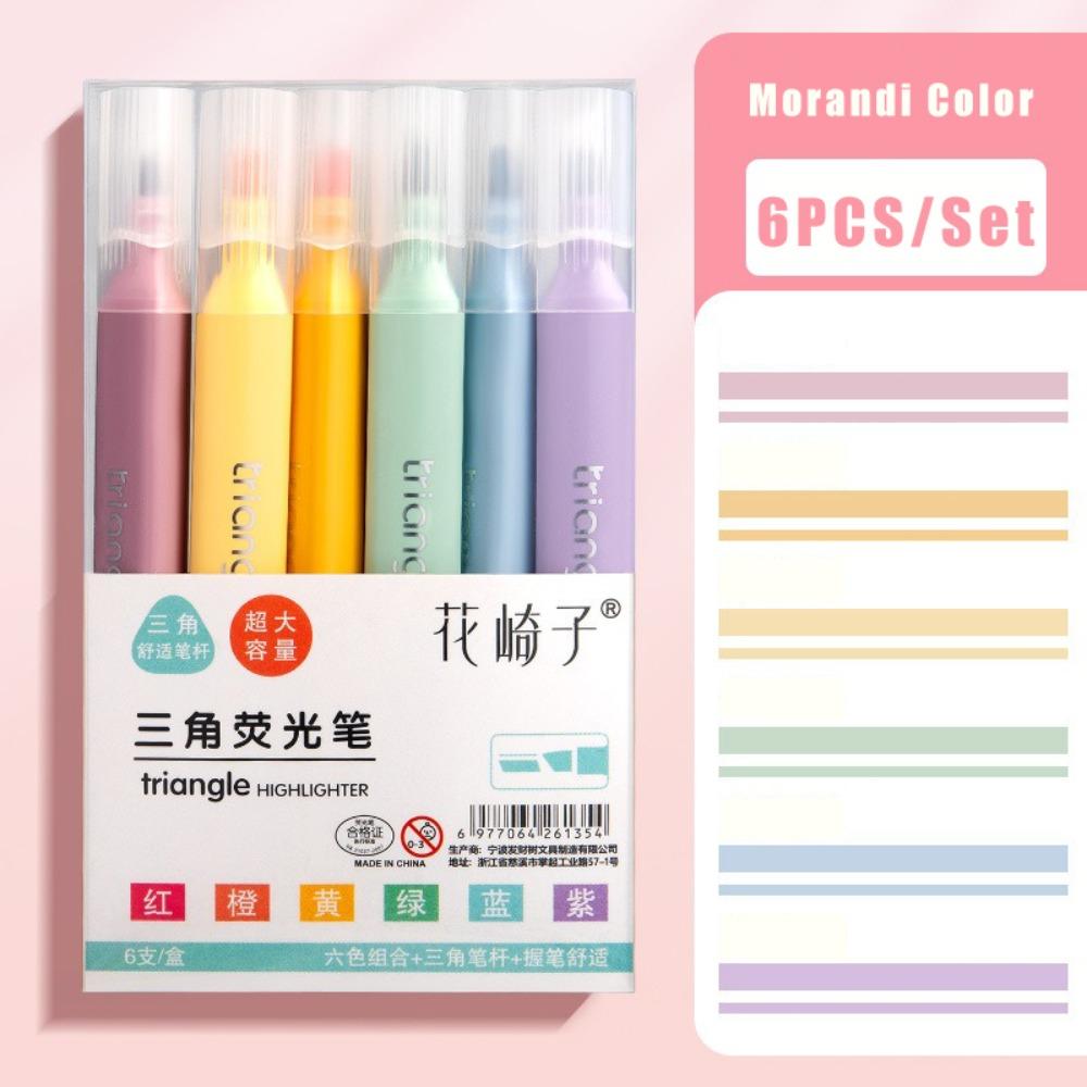 Morandi/Macaron Color Marker Pen Painting Graffiti DIY Scrapbook Pen Fluorescent Pen Student Gift