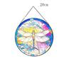 Hanging Decoration 1PC Painted Glass Dragonfly Pendant Home Hotel Shop Balcony Decoration Aesthetic Room Decor Dream