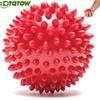 1 шт. Botqtow Колючий массажный мяч, Массажные мячи для физиотерапии, Жесткий мяч для лакросса и Колючий массажный мяч для миофасциального релиза