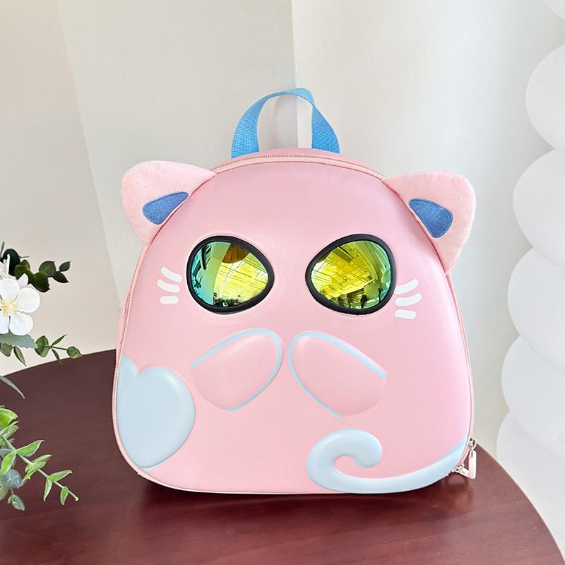 Adorable Cat Design Toddler Backpack For Boys And Girls With Sunglasses Fun Style