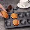 Антипригарная форма для выпечки пирожных мадлен, форма для пирожных в форме ракушки из углеродистой стали, форма для печенья, французский десерт