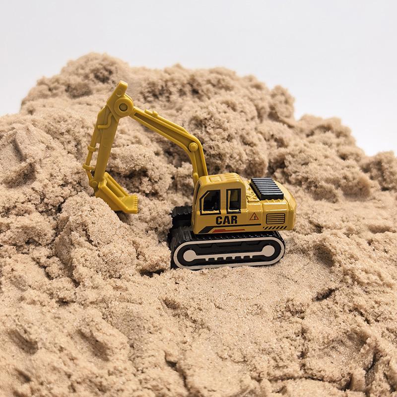 6pcs/set Mini Car Toys Alloy Engineering Truck Car Excavator Bulldozer Roller Miniature Model Diecast Birthday Gift for Kid Boys