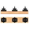 12Pcs Fence Fence Spikes with Screws Anti-Climb Thieves Intruder Animal Deterrent