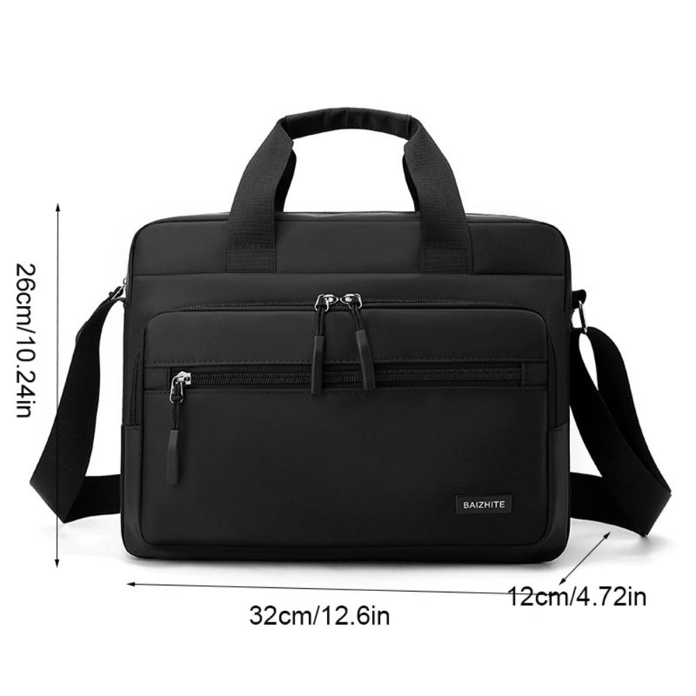 Large-capacity Men Business Briefcases Oxford Cloth Crossbody Sling Bag Simple Laptops Handbag Man