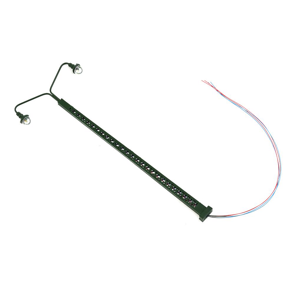 5pcs Model Railway Lamp Lattice Mast Light HO 1:87 Scale LED Street Light Train Layout For Home Garden Decor Craft Miniature