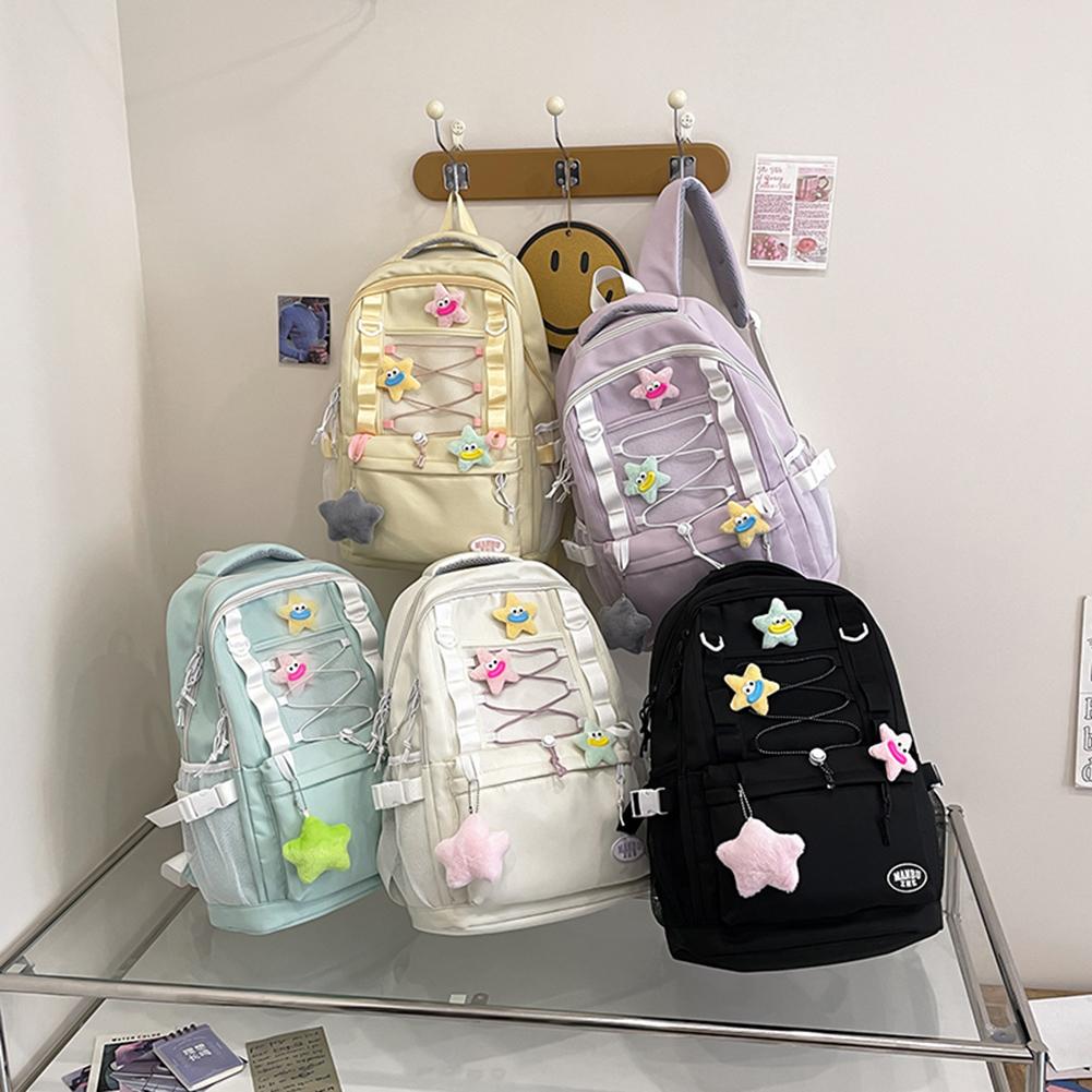 Рюкзак для женщин, многокарманный рюкзак, большой емкости, нейлоновый рюкзак на молнии для путешествий, поездок на работу и отдыха