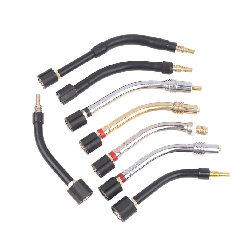 Mb15Ak24Kd36Kd25Kd Сварочная горелка Изогнутая гусачная трубка Универсальный ствол горелки Европейский стиль Двойная защита Детали сварочного аппарата