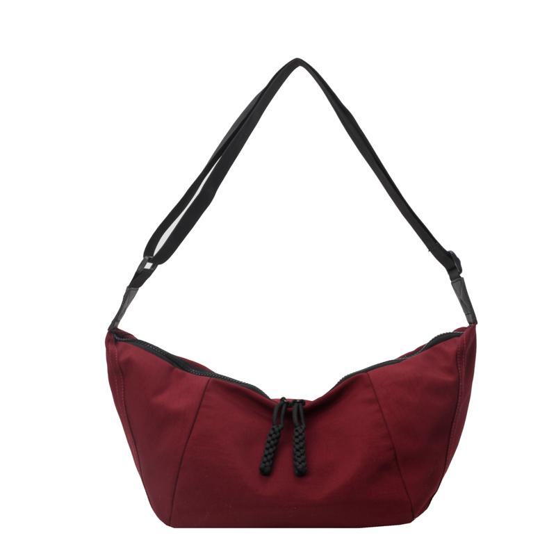 Сплошная цветная сумка большой емкости, женская сумка для пельменей, портативная дорожная сумка через плечо