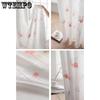 WTEMPO 2 шт. полузатеняющие оконные ширмы для гостиной, спальни, балкона, готовые шторы, дешевые солнцезащитные утолщенные белые марлевые шторы