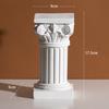 Римская колонна, подсвечник, ангел, украшение, скульптура из смолы, витрина, модель дома, мини-реквизит для фотосъемки, мягкие украшения