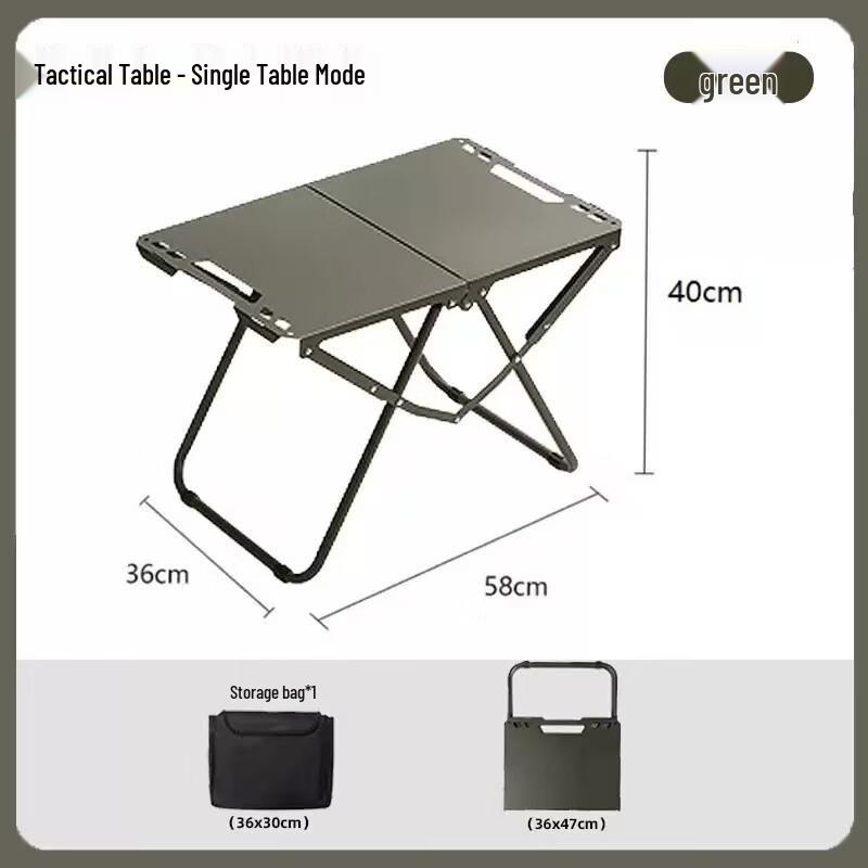 ZISIZ Tactical Portable Folding Table