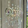 40cm Crystal Wind Chimes Prism Sun Catcher Outdoor Hanging Ornament Home Garden Decorations Car Accessories Suncatchers
