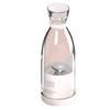 Mini Juice Extractor Bottle White Portable Rechargeable Cordless 4 Blades Juicer Blender for Fruit